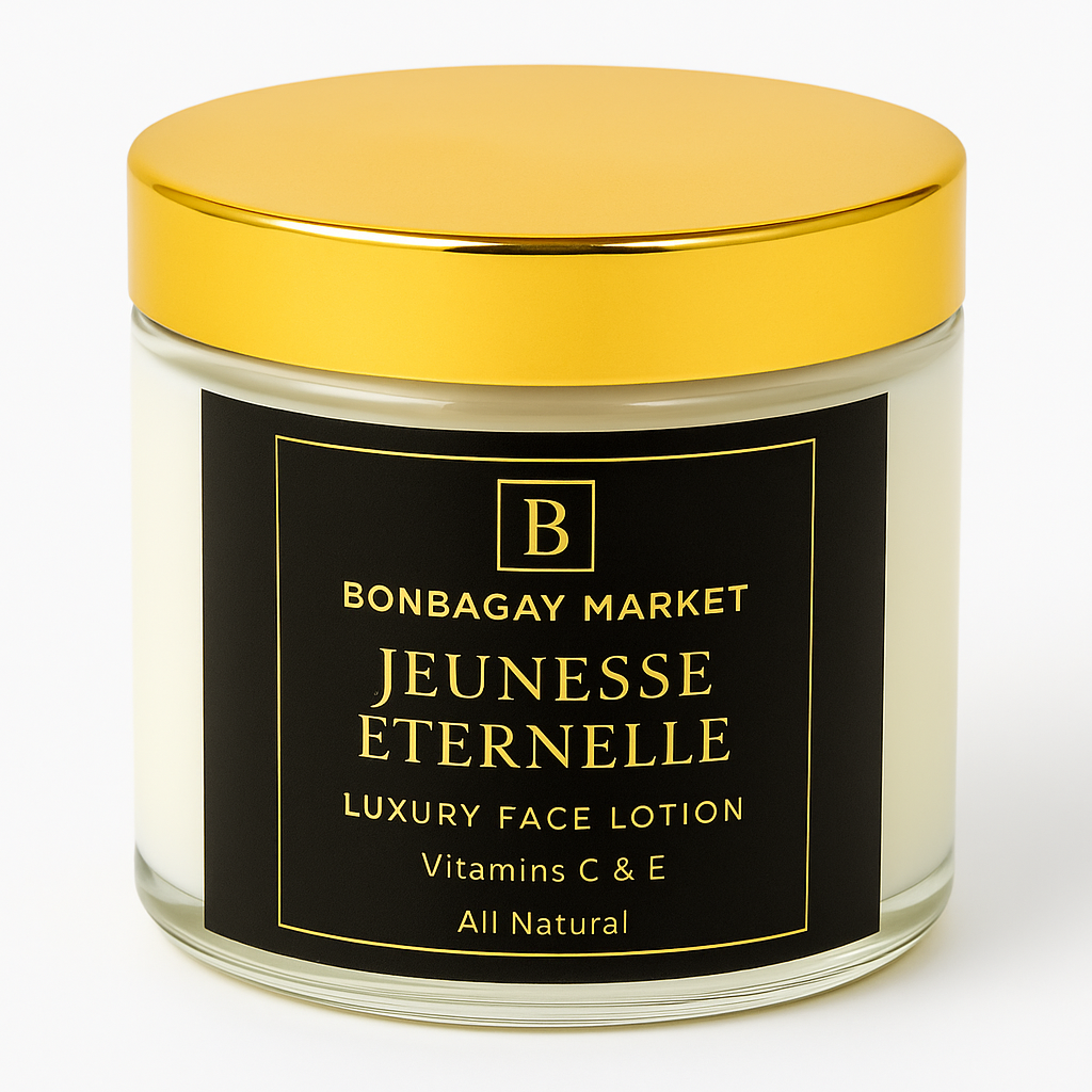 onBagay Market Jeunesse Éternelle – Luxury Face Lotion with Vitamins C, E & B5 Luxury Skincare with Natural Benefits